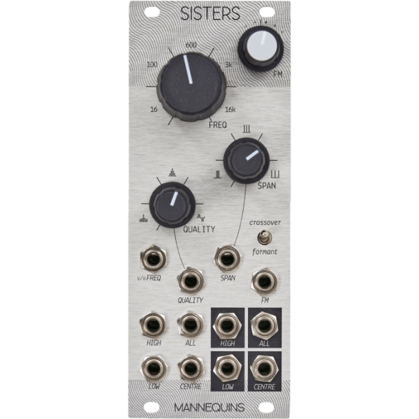 Mannequins Three Sisters Eurorack Linked Filters Module
